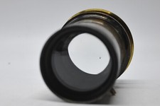 Rapid Rectilinear Brass lens 6 1/2 x 8 1/2 f8.0 to f64 Petzval for 5x7 camera