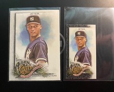 2022 Topps Allen & Ginter Derek Jeter Black Border Mini + Base NY Yankees 🔥🔥