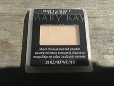 LOT OF 2 Mary Kay SHEER MINERAL PRESSED POWDER- Choice .32 oz each BNIB