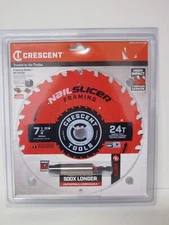 Crescent Tools Nail Slicer Framing 7 1/4”x 24 T Circular Saw Blade NEW