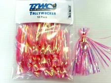 Blue Water Candy TALLYWACKER 12-pack Trolling Lure Mylar Skirts 4.5" - PINK