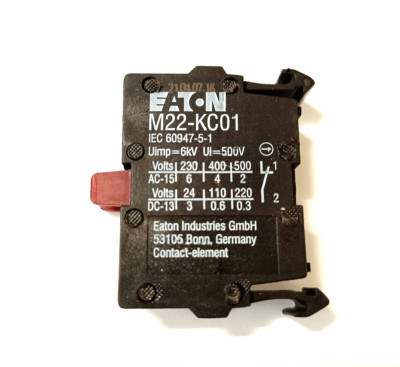 EATON Kontaktelement 1 Öffner Bodenbefestigung M22-KC01   216382 / lose