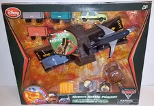 (NEW, BOX NOT PERFECT)Disney/Pixar CARS 2 Movie Airport Battle Playset (Retired)