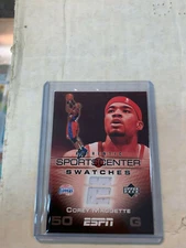 Corey Maggette 2005-06 Sports Center Swatches Jersey Card #SCS-CM