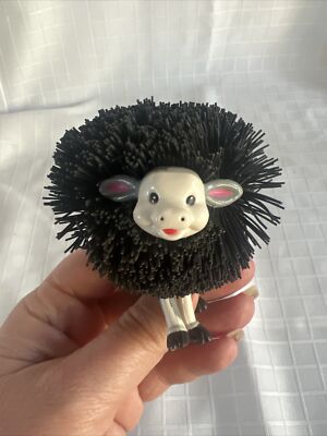 Vintage 1993 Koosh Critters Calf Animal Friends Baby Cow Oddzon Prod