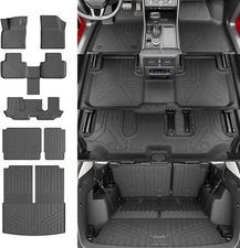Floor Mats Cargo Mat Trunk Liners Backrest Mats For 2018-2025 Volkswagen Atlas