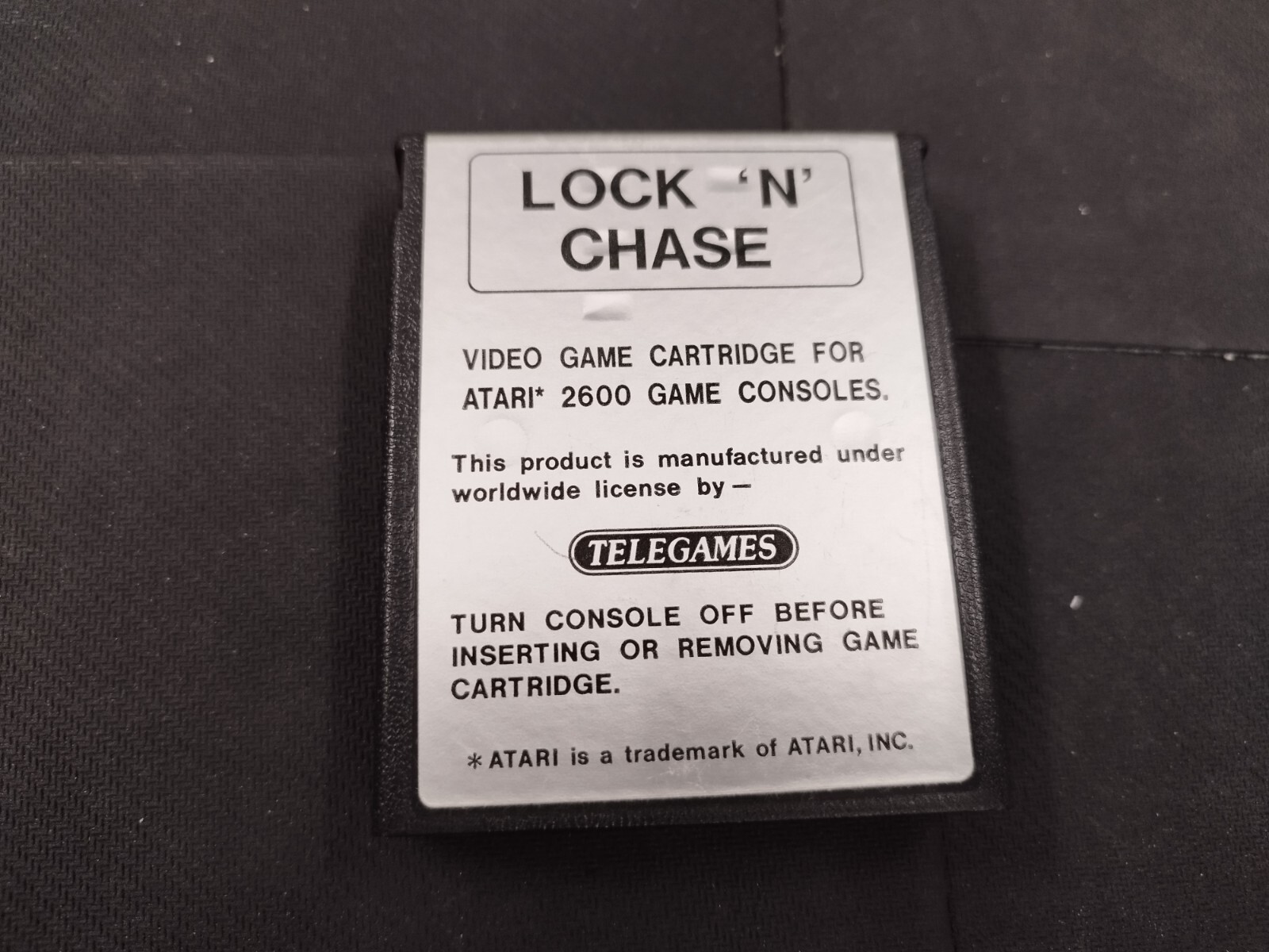 Lock 'N' Chase Atari 2600 Activision Video Computer System Loose