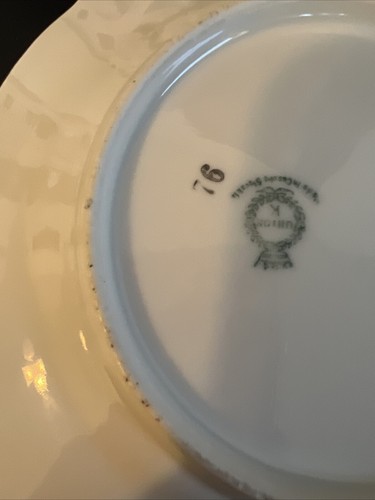 Vintage union k pheasant sm plate ,salad,side Plate Czechoslovakia Number 76 - Picture 11 of 12