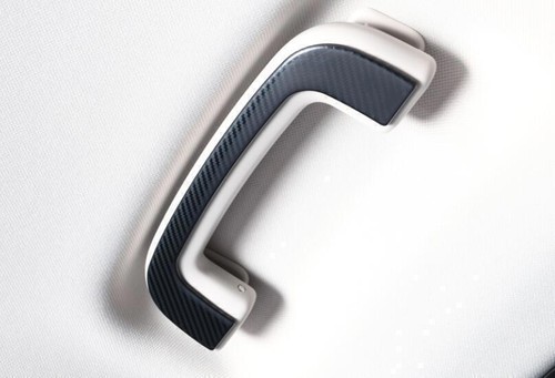For Defender 110 90 2020-2022 Carbon Fiber Steel Skylight Handle Frame Trim 4PCS - Picture 7 of 8