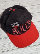 Vintage 90s Chicago Bulls Hat Limited Ed Numbered Black Snapback Cap NBA Jordan