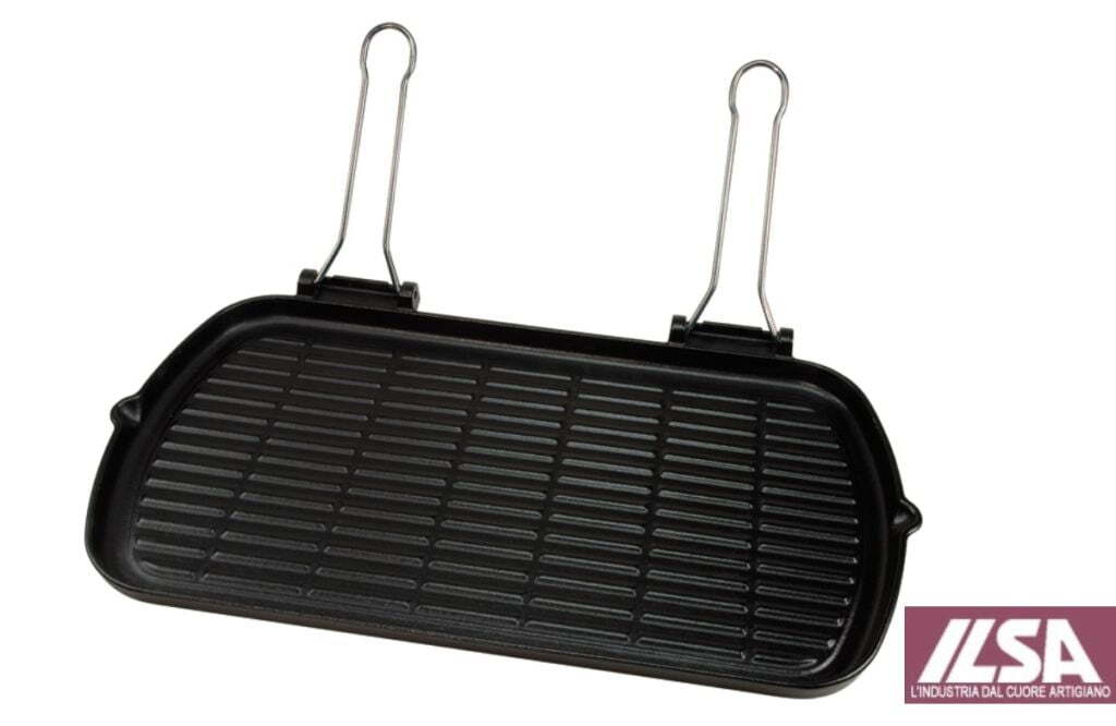 Bistecchiera Professionale Ilsa Dietella 27x50 Ghisa - Per Induzione