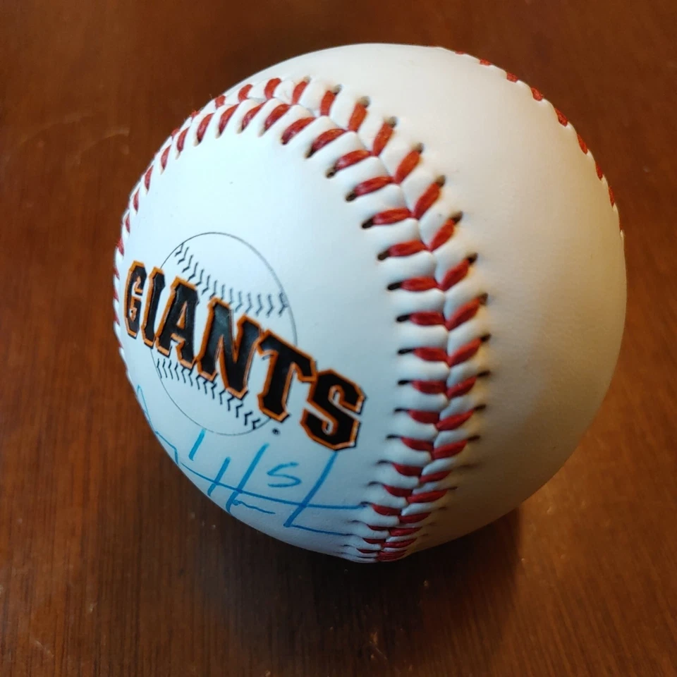 Autógrafo de béisbol Darryl Hamilton Gigantes de San Francisco Foto 2 de 4