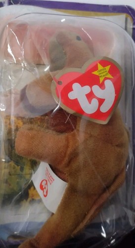 Stag The Stegosaurus Ty Plush Beanie Baby 1994 McDonald's W/Case Detailed Story - Picture 4 of 5