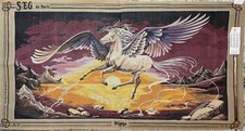 SEG d Paris PEGASUS Winged Flying Horse Needlepoint Canvas 41" x 21" 932.70