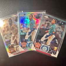 JULIO RODRIGUEZ 2023 Topps Chrome RC Cup Base + Sepia + Refractor #200 Mariners