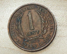 1962 East Caribbean States 1 Cent
