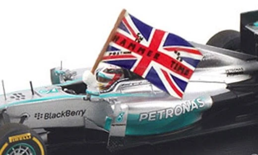 Spark S3142b Mercedes W05 Winner Abu Dhabi GP 2014 - Lewis Hamilton 1/43 Scale - Image 2 of 2