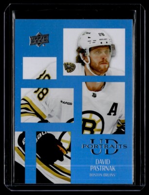 2024-25 Upper Deck Series 1 UD Portraits David Pastrnak #P-4