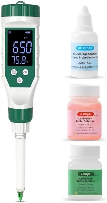 Mesureur Professionnel PH Numérique Affichage Phmètre Pour Jardin Eau Aliments - Photo 1/4