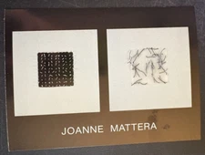 art postcard Joanne Mattera 1992 Open Book Series gallery invitation