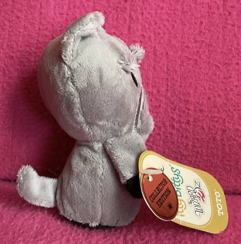 Hallmark Itty Bittys The Wizard Of Oz Toto Dog Grey Soft Plush Toy 4.5” Tags - Picture 8 of 14