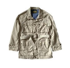 Men’s Beige OLIVER SWEENEY belted Safari Jacket Size S Small