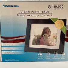 Pandigital PAN8004W01C 8" DIGITAL PHOTO PICTURE FRAME 10,000 IMAGES - NEW IN BOX
