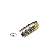 Stainless Muzzle Brake 1/2-28 thread  .22LR .22  Compensator Ruger 1022 10/22