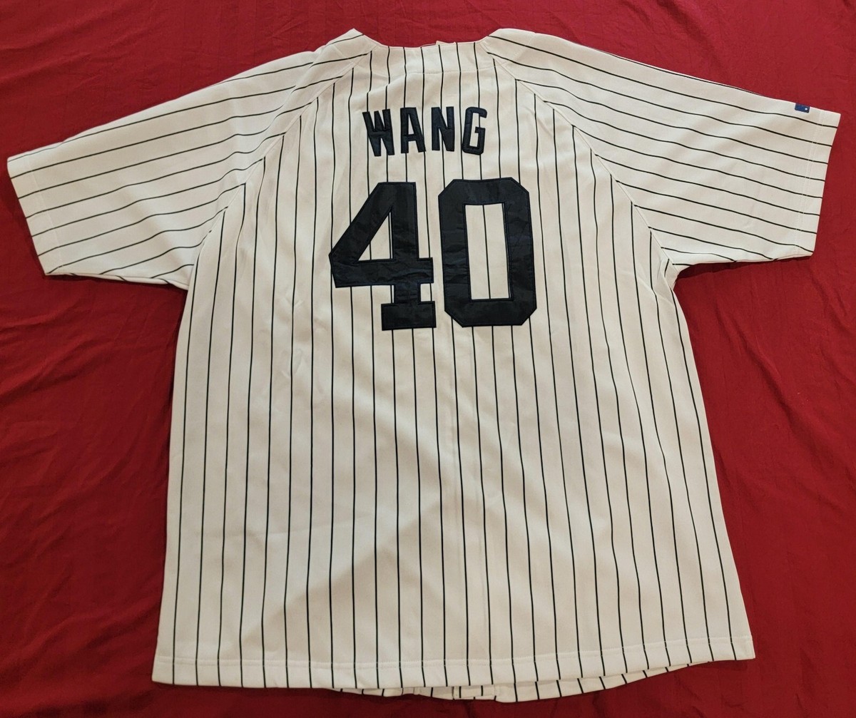 極美品Majestic MLB NY SUBWAY SERIES Jersey白 Majestic Athletic MLB New York Yankees Home Replica Jersey