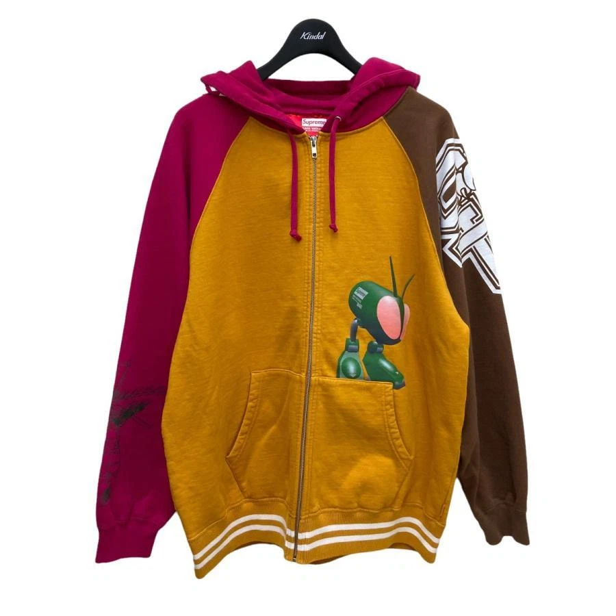 Sweat à capuche zippé Supreme x Junya Watanabe CDG MAN multicolore taille XL rare