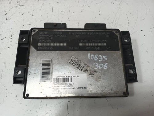 9641390180 Steuerung Motor Uce für PEUGEOT 306 3/5 PT 4 Pt. (S2) 2 3430224 - Bild 1 von 10
