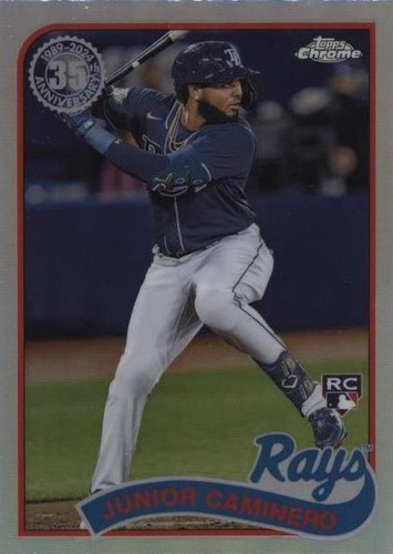 JUNIOR CAMINERO RC 2024 Topps Stadium Club #223 ROOKIE MLB Rays ID