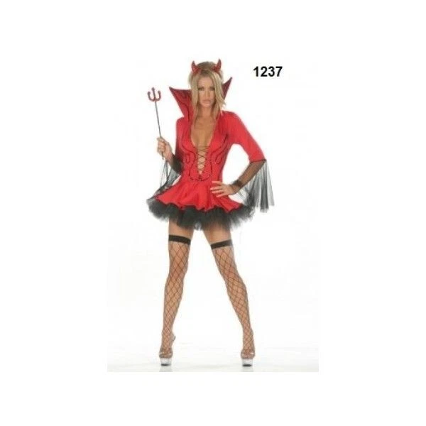 Funidelia | Costume da diavolo da per uomo Demoni, Diavoli, Horror - Costume per Adulto e accessori per Feste, Carnevale e Halloween - Taglia M - Rosso