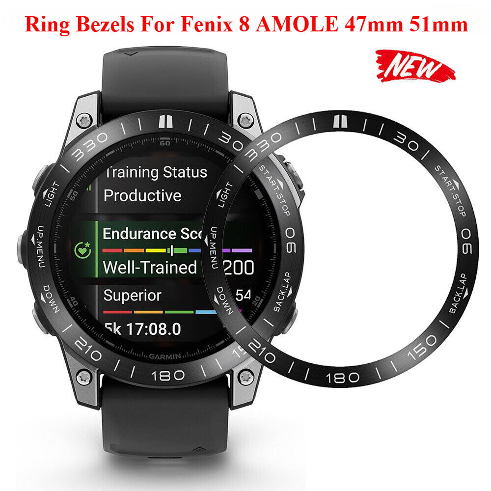 Watch Bezel For Garmin Fenix 47mm 51mm Ring Cover Frame Metal - Main Image