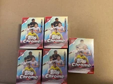 2021 Topps Chrome Soccer MLS Trading Card Factory Sealed Blaster Box Brand New