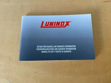 Used - LUMINOX Instruction Manual