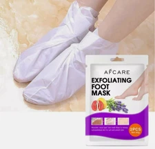 3xFoot Peeling Mask Herbal Moisturize Whitening Lavender Exfoliating Foot Mask