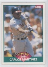 1989 Score Rookie & Traded Box Set Carlos Martinez #103T 0j2