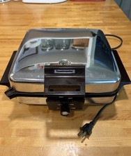 Toastmaster Waffle Maker Griddle 269 Chrome R...