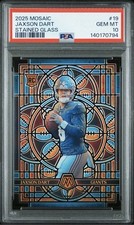 2025 Mosaic Stained Glass Jaxson Dart Rookie Giants Chaser Pack 1/5 Chance ￼￼