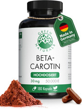 Green Naturals  Beta-Carotin Kapseln   Hochdo...