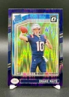 2024 Panini Donruss Optic - Rated Rookie Drake Maye #229 Purple Shock Prizm (RC)