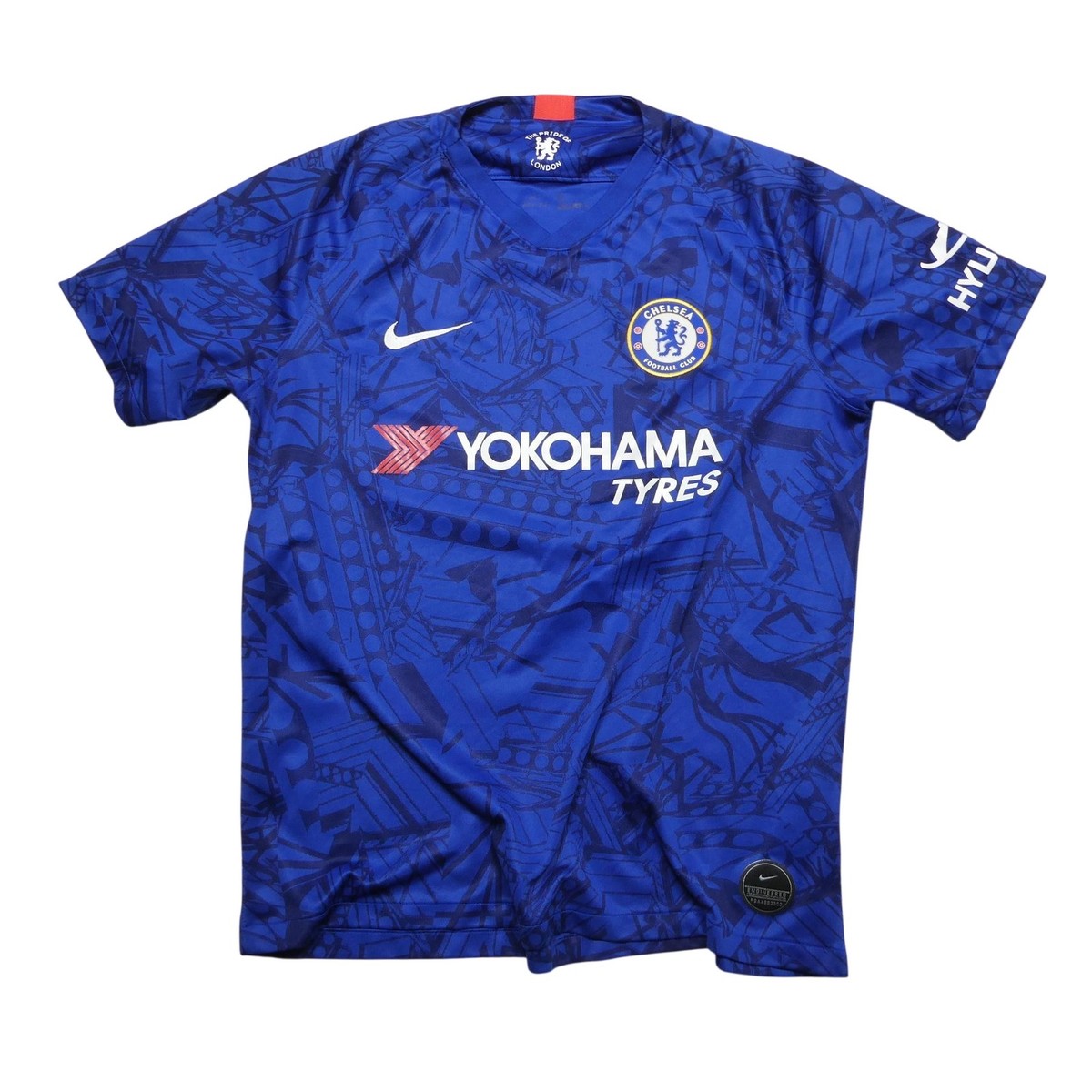 Chelsea FC Jersey Mens Large Blue Soccer Football Home Yokohama