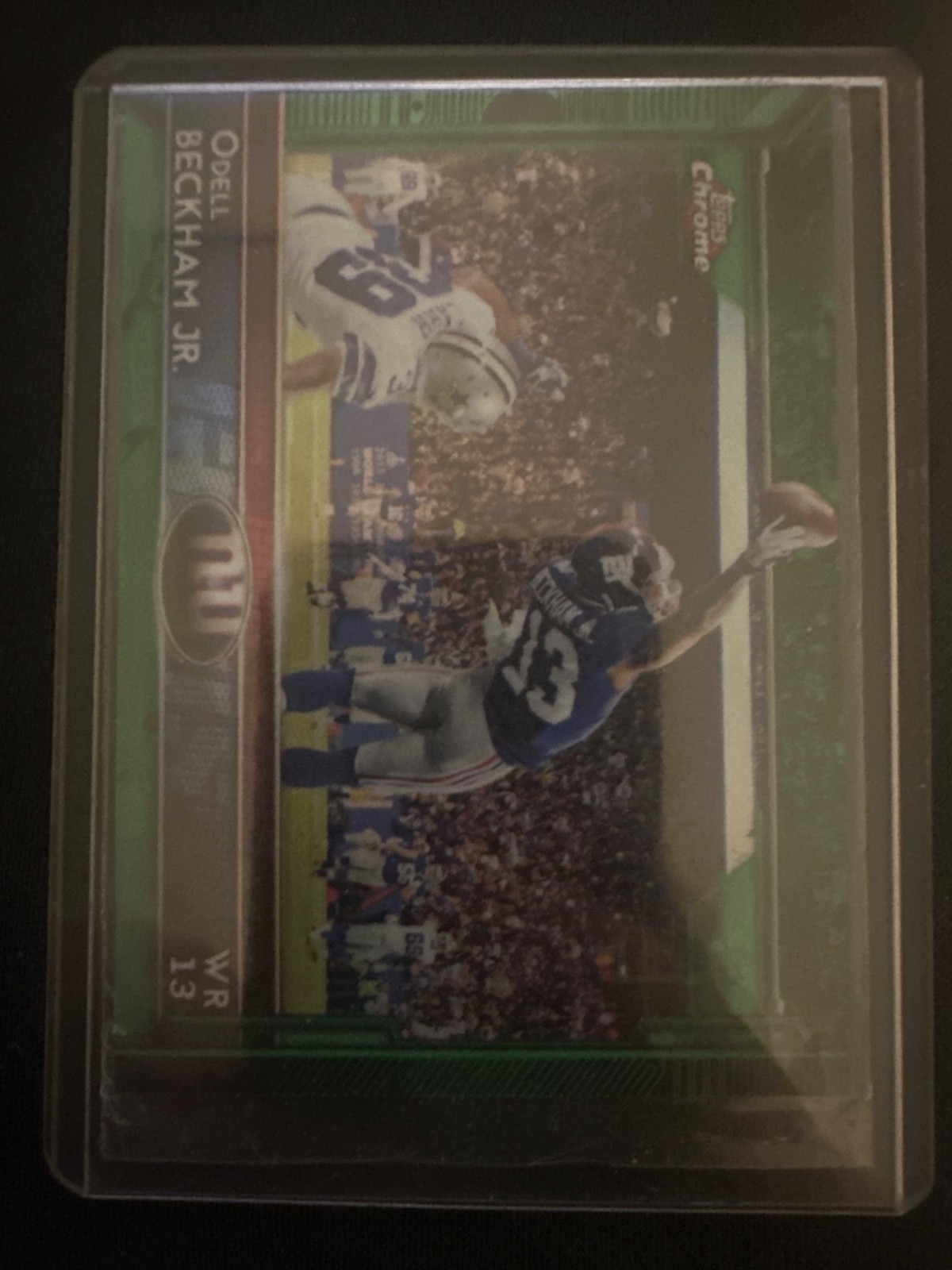 2015 Topps Chrome - Odell Beckham Jr. #18 Green Refractor