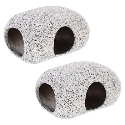 2 Pcs Streudeko Fisch Versteck Für Aquarien Aquariumdekorationen