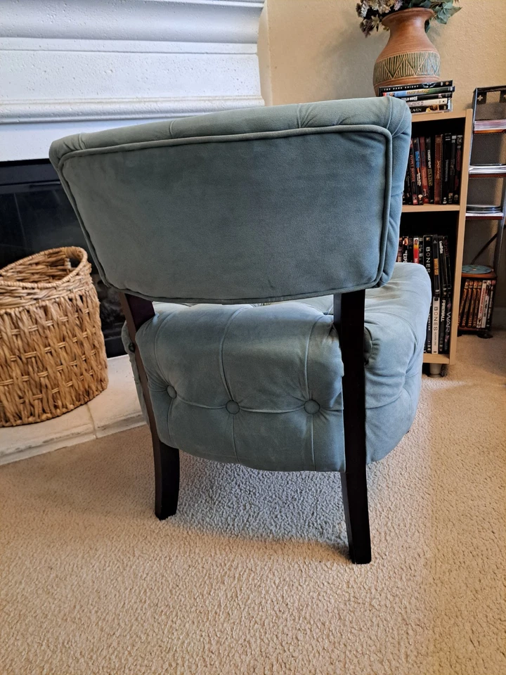 Silla de acento Pier One acolchada sin brazos Foto 3 de 4