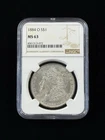 1884-O $1 Morgan Silver Dollar NGC MS63 Item #770