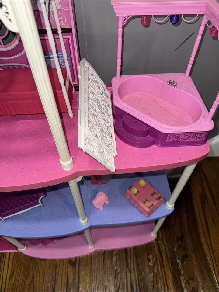 Mattel Barbie 3 Story Dream таунхаус как есть неполный проверенный местный звукосниматель - Изображение 3 из 4