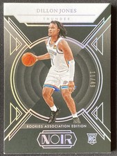 Dillon Jones 2024-25 Panini Noir Rookies Association Edition Holo Silver RC /49