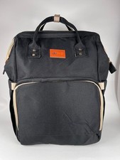 Baby Diaper Bag Black Backpack Changing Station Boy Girl, Baby Registry